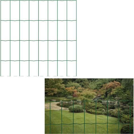 Rete elettrosaldata zincata plastificata maglia mm 100x50 altezza 60 cm rotolo da 25 metri (1/2)