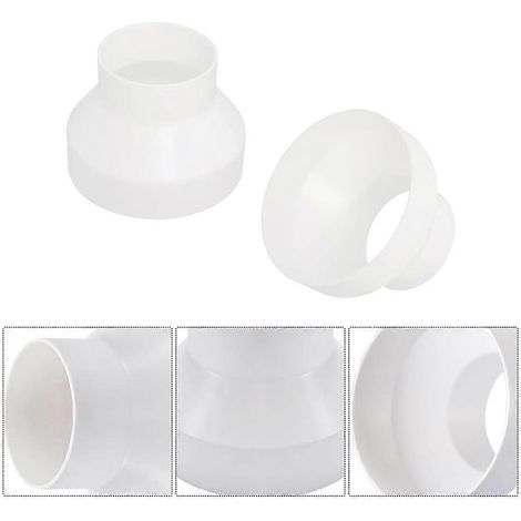 Réducteur de conduit de 6 pouces à 4 pouces, utilisé pour les joints de ventilation en ligne, les ventilateurs et les systèmes d'évacuation. (1/3)