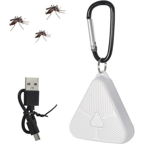 Répulsif Ultrasonique de Moustique, Portable Répulsif Antiparasitaire Extérieur/Intérieur Contre Les Insectes et Les Araignées, Répulsif Efficace Contre Mouches, Rats, Cafards, Rongeurs, Araignées (1/5)