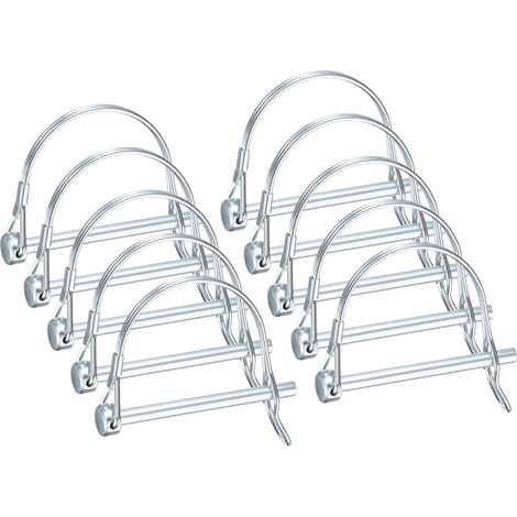 10-Pack Goupille D'Attelage Diamètre 0.24" Longueur 2.75" (1/5)