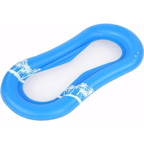 1 Hamac gonflable, maintien ergonomique, PVC écologique, tissu, piscine (1/5)