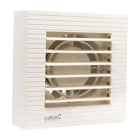 Ventilateur cata b-10 matic-timer 98 m³/h 41 dB (1/3)