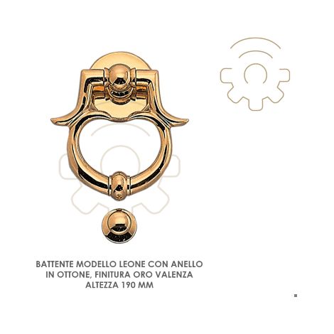 BATTENTE OTTONE BAROCCO 150 MM LUCIDO VERNIC