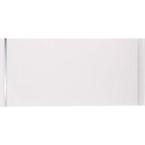 Bathroom Ceiling Cladding Panels Moderna White & Silver PVC 200x4000mm - 4m2
