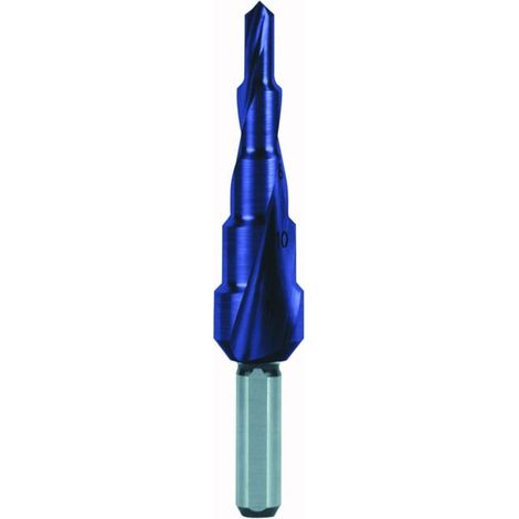 RUKO Foret étagé HSS-TiAlN, cannelé en spirale avec meulage transversal Taille No. 0/5 (1/5)