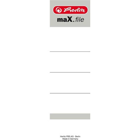 Etiquetas para carpetas de 8 cm, 10 unidades