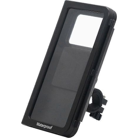 Support de téléphone étanche pour moto, compatible avec les téléphones de 4,7 à 7 pouces dotés d'un écran tactile PET sensible. Rotation à 360°. Convient aux guidons de 2,05 à 3 cm de diamètre. WHBYV (1/4)