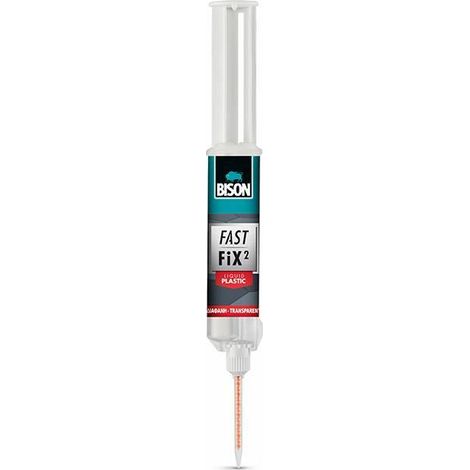 La colle Bison 6313683 Fast Fix² Liquid Plastik 10 g