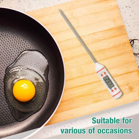 Thermomètre stylo en acier inoxydable haute précision pour aliments et liquides (1/5)