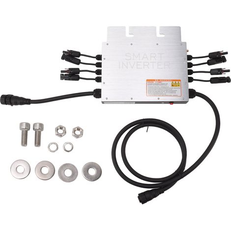 Onduleur sinusoïdal 1200W WiFi Micro-onduleur Réseau Solaire Empilable pour Smart Life avec Surveillance Cloud Stockage AC120V 230V (1/5)