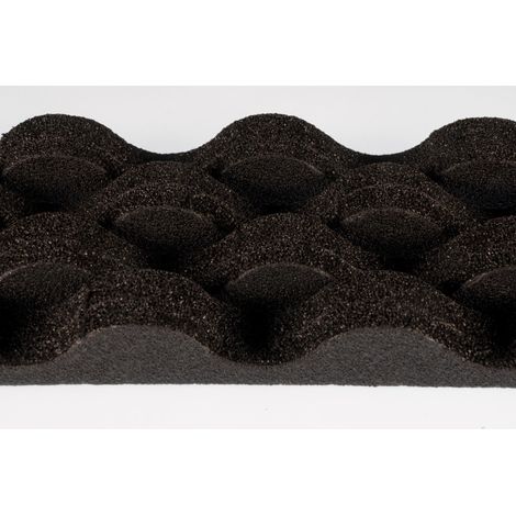 Standard 3" Flexible Foam Eaves Filler Black 1000mm - Pack of 4