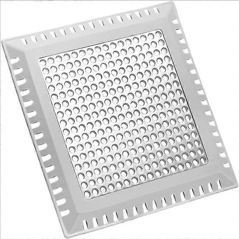 Grille de siphon de sol carrée (12,5 cm) pour douche, protection cheveux/drainage de rue (1/4)
