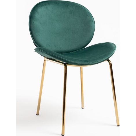 Sillas Comedor - Silla Garry Golden Terciopelo - Verde (1/5)