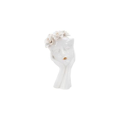 VASE WOMAN MASK CM 16,5X14X27,3