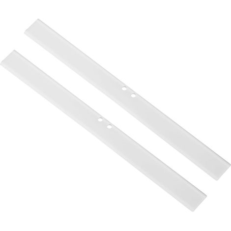 Set mit 2 Ersatzabziehern für 10-Zoll-Glasduschtüren, weiß