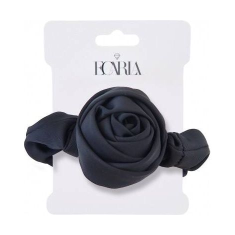 Ecarla Haargummi mit schwarzer Rose GUM163CZ (1/3)