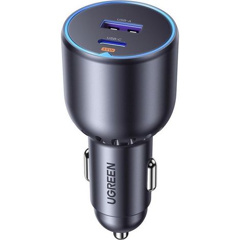 Chargeur de voiture UGREEN EC701 63W 2 ports (USB-C 45W + USB-A 18W) Gris (1/5)