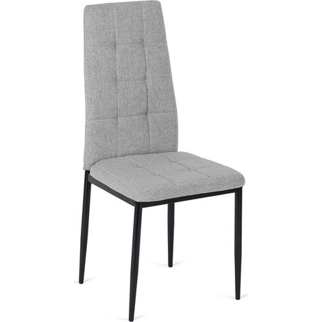 TEX Polsteres Esszimmerstuhl Grau Modern Loft (1/5)