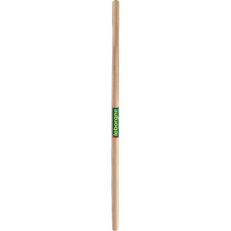 Leborgne – Manche de rechange pour pelle en bois droit 110 cm – Certifié PEFC 100% – Compatible avec racloir à glace acier