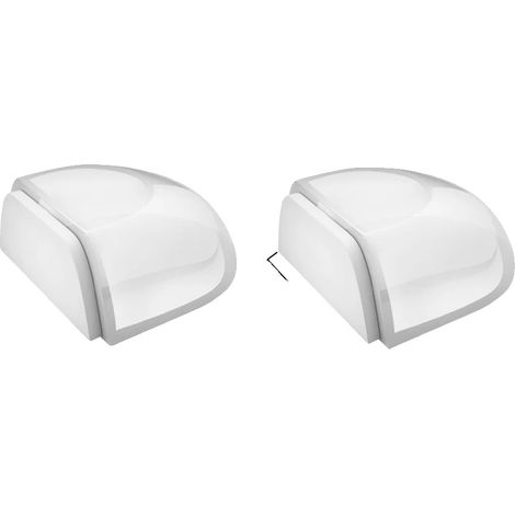 Türstopper, Geräuschresistent, Selbstklebendes Design, 2 Stück (1/2)