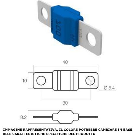 Fusibile midival 100 AMP Mta