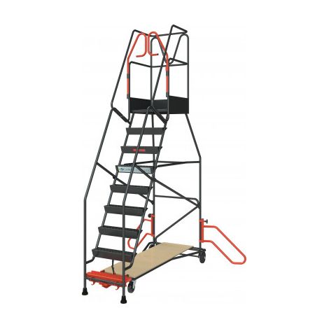 Regal-Stehleiter 9 Stufen mit automatischer Arretierung 150 kg - FIMM - 830008814