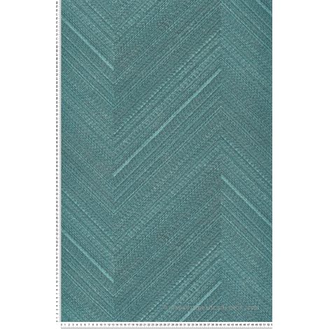 Papier peint Contemporain Bleu canard Shamal Montecolino (1/2)