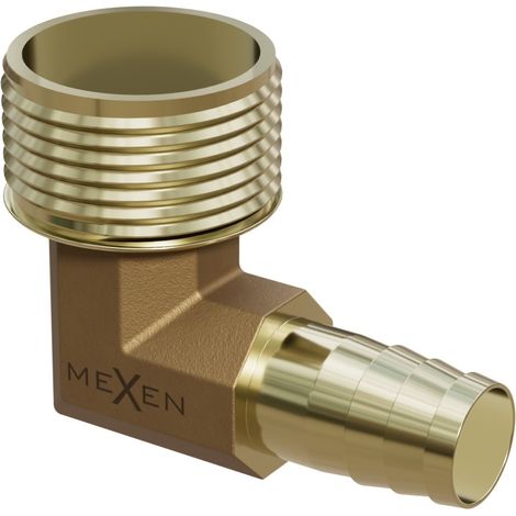 Mexen BRASS conector para manguera codo de latón 1/2 GZ x 10 mm - W97423-1210 (1/2)