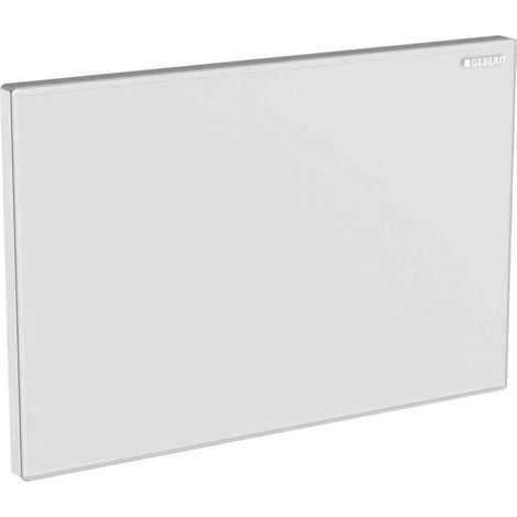 Geberit - Piastra di copertura, vetro bianco 115.766.SI.1 (1/2)