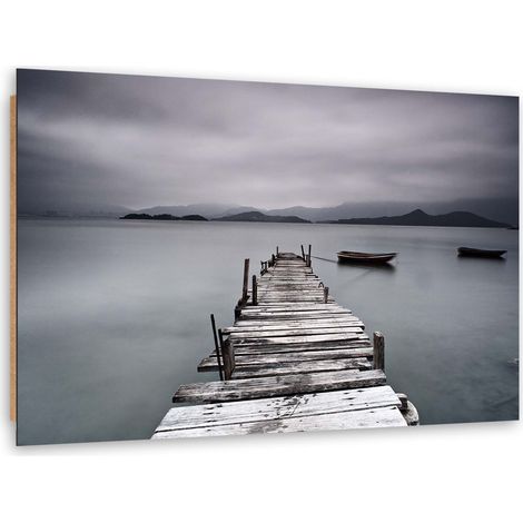Quadro deco panel, Lago d'inverno - 60x40 (1/5)