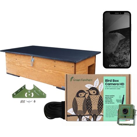 Wildlife Camera HD with WiFi Connection 3rd Gen - GB - Hedgehog Feeding Station Deluxe Bundle