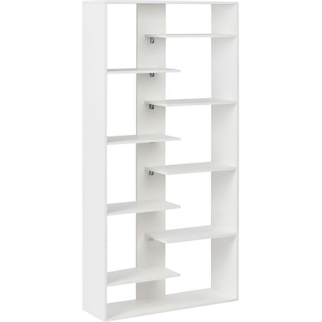 8 Tier Bookcase FONTAS 180 cm White