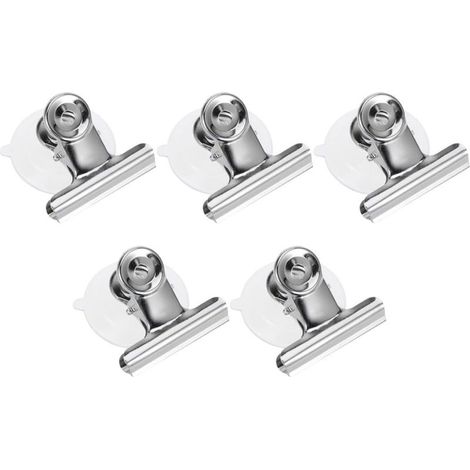 Set mit 5 Saugnapfhalterungen aus Edelstahl (1/5)