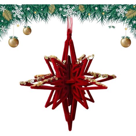 Décorations De Noël Fournitures De Fête Festives À Flocage Rouge Ornements De Fête Accrochables Pour Extérieur Pour Intérieur Extérieur Mur Porte Fenêtre Chambre Salon Entrée Soirée (1/5)