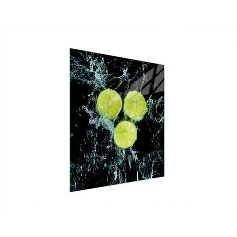 TABLA DE CORTAR DE VIDRIO 45x52 LIMÓN (1/5)