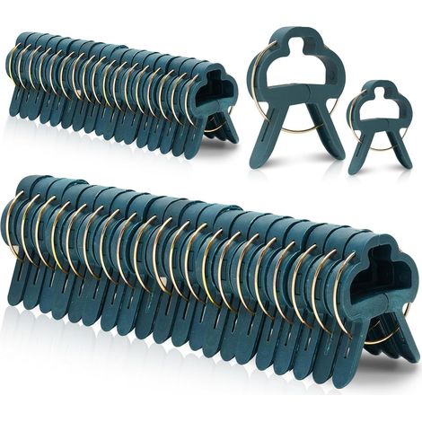 100 Pieces Clips Plantes, Pince Attache Plantes Grimpante, Tuteur pour Tomates, Vigne, Légumes - S+L Taille