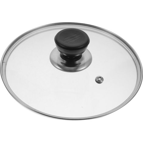 Couvercle En Verre Pour Casserole - 17 cm - Avec Orifice De Dégazage - Convient Pour Wok Et Poêles - 1 Pièce