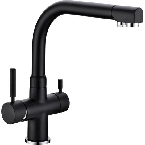 Robinet mitigeur 3 voies - Noir mat - Denali - Gamme ''PARK'' (1/5)