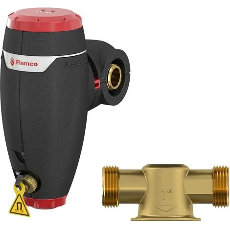 Flamco Pot à boues XStream Clean DN25 - G1 1/4 M avec isolation, 11052