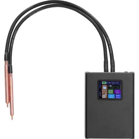 Tragbares Mini-Punktschweißgerät mit Akku, 30 einstellbare Geschwindigkeiten und 1,8-Zoll-LCD-Bildschirm (1/5)