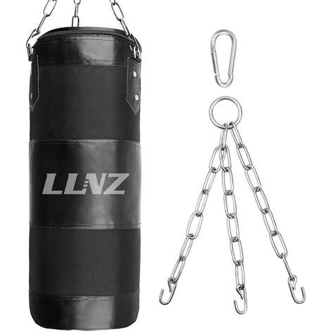 Sac de frappe pour enfants et adolescents, sacs de frappe, sac de frappe suspendu non rempli avec chaîne de montage pour l'entraînement de boxe, sac de sable, arts martiaux (1/5)