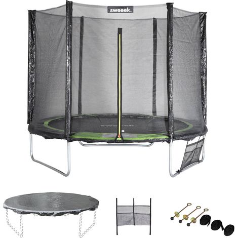sweeek - Trampolin 250 cm mit Zubehörpaket (1/5)