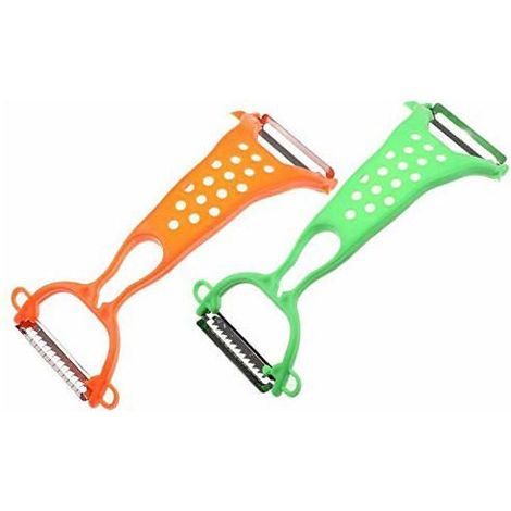 1pc 2-tête Légumes Peeler, Pommes De Terre Carotte Grater Cutter Râpe Éminceur Peeling Machine, Outils De Cuisine (1/5)