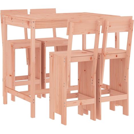 Maison Exclusive - 5-tlg. Gartenbar-Set Massivholz Douglasie
