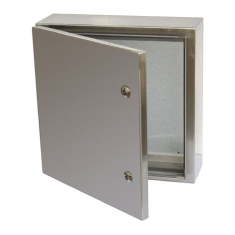 Coffret mural RS PRO en Acier inoxydable 304 dim. ext. 200 x 200 x 150mm, IP66 ( Prix pour 1 )