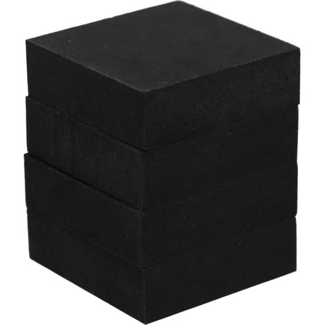 Patins antidérapants en caoutchouc noir lot de 4, pour la protection (1/5)