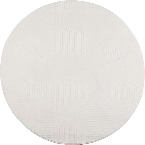Maison Exclusive - Teppich IZA Kurzflor Skandinavischer Look Crem