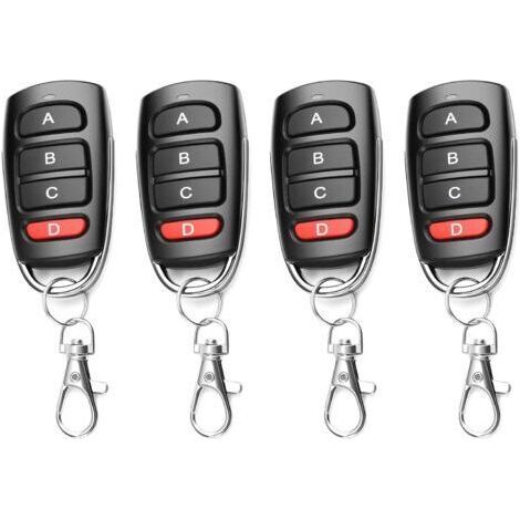 Sollbry – Télécommande universelle 4 boutons 433 MHz – Duplicateur pour porte de garage – Portée 10 m – Compatible avec plusieurs marques (1/5)