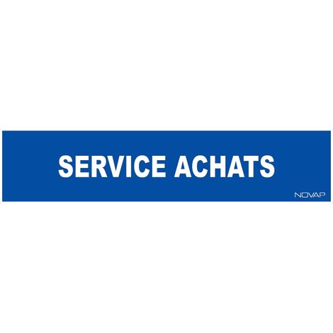 Panneau Service achats - Rigide 330x75mm - 4120829