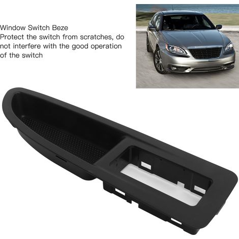 Fensterheberschalterabdeckung für Dodge Avenger 200 (2011–2014), rechts, ABS, schwarz, Original, 68223848AA (1/5)